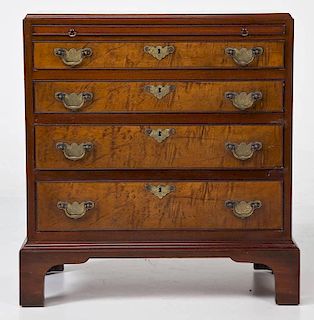 Chippendale Revival Low Case of Drawers