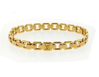 Louis Vuitton 18K Gold Link Bracelet