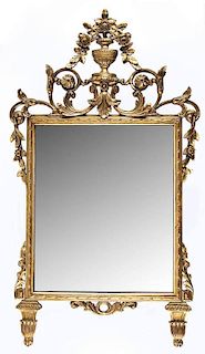 Ornate Framed Gilded Mirror