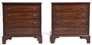 Pair of Harold Sack Repro Chippendale Style Chests