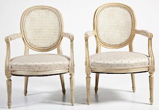 Pair of French Fauteil Chairs