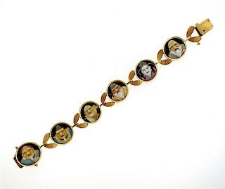 18k Gold  Japanese Toshikane  Bracelet