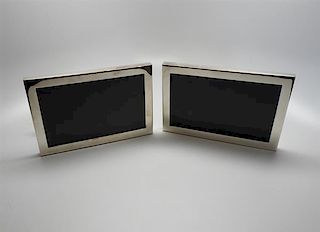 Tiffany &amp; Co Sterling Picture Frame Lot of 2