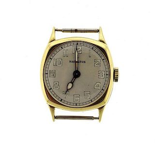 Vintage 1920s Hamilton 14k Gold Watch 986A