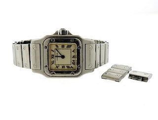 Cartier Santos Stainless Steel Watch