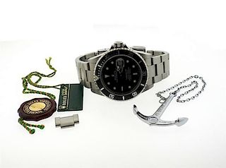 Rolex Submariner Steel Black Dial Watch 16610