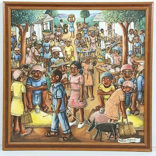 Wilson Bigaud (Haitian, 1931-2010) Painting