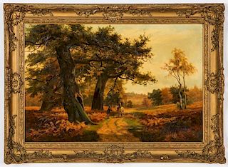 Charles Wilde (British, 1856-1905) Autumn Landscape