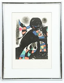 Attributed to Joan Miro (1893-1983) "San Lazzaro et Ses Amis"