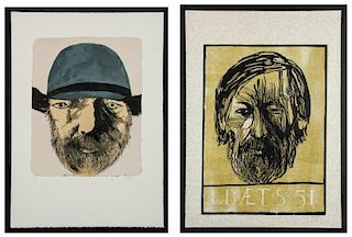 2 Leonard Baskin (American, 1922-2000) Prints