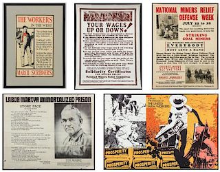 5 Posters Related to Worker's Labor Movement