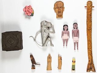 Collection of 11 Folk Art Works