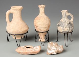 Collection of Earthenware Holy Land Antiquities