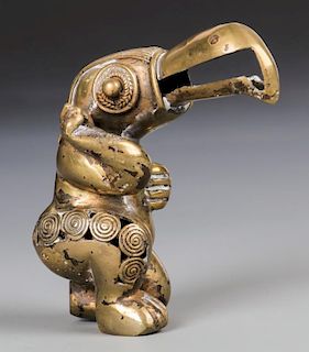Tairona Gold Alloy Bird Form (1000-1500 CE)