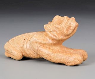 Taino Reclining Dog Effigy (1000-1500 CE)