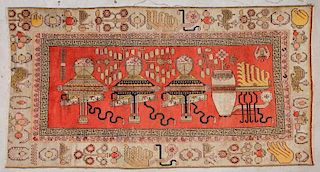 Antique Khotan Rug: 6'4'' x 11'9'' (193 x 358 cm)