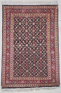Vintage Tabriz Rug: Size: 3'3'' x 4'10'' (99 x 147 cm)