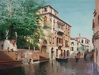 * Severino, (20th century), Canal Scene