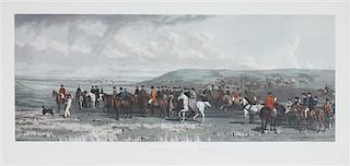 * A Handcolored Engraving by Charles Mottram 20 x 42 inches.