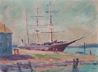 Artist Unknown, (20th century), Harbor Scene