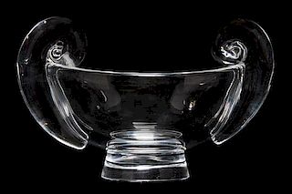 * A Steuben Glass Bowl Width 5 1/2 inches.