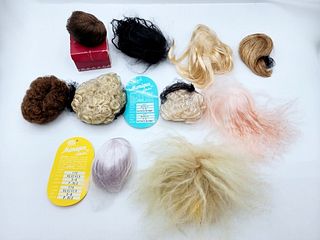 Group of 10 Soft Cap Wigs Size 5-6