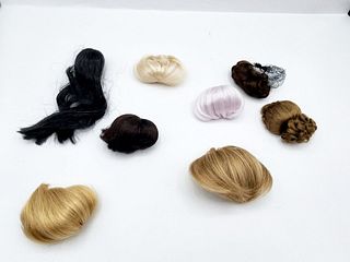 Group of 8 Soft Cap Wigs Size 4