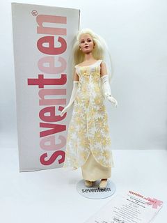 Seventeen In Her 1970s Prom Gown