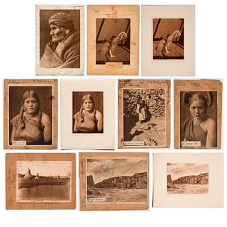 Edward S. Curtis, Plate Cover Grouping + Photogravures