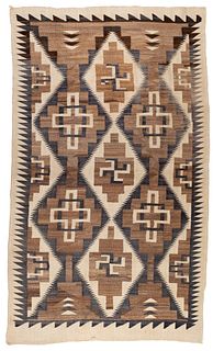 Dine [Navajo], Crystal Textile, ca. 1920s
