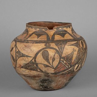 Zia, Trios Polychrome Jar, ca. 1860 - 1880