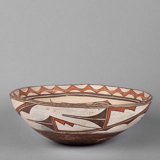 Zuni, Polychrome Shalako Bowl, ca. 1910