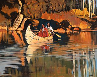 Walt Wooten, Cottonwood and Canoe