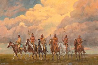 Frank Hagel, Assiniboine War Clouds, 1994