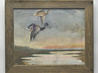 Lem Ward (1896-1984), oil on canvas.