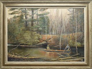 Jim Foote (1925-2004), oil on canvas.