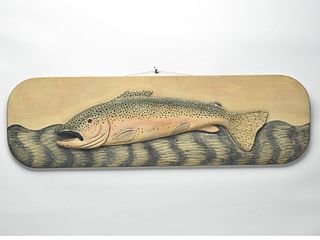 Rainbow trout plaque, Bill Feasal, Green Springs, Ohio.