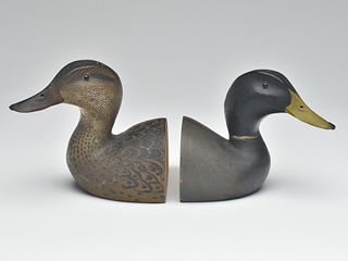 Bookends made from 1936 mallards, Ward Brothers, Crisfield, Maryland.