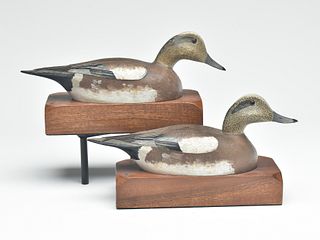 Pair of 1/2 size bookends, Dr, Lewis Webb Hill, Boston, Massachusetts.