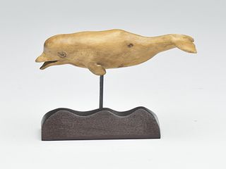 Miniature hardwood dolphin, Frank Finney, Cape Charles, Virginia.