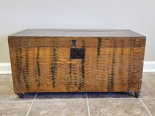 Early paint decorated storage box.