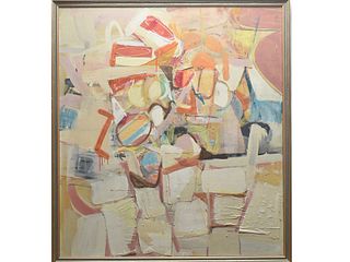 Ben Wilson (1913-2001), oil on canvas.