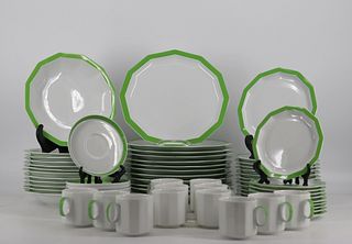 Rosenthal Green & White Porcelain Service.