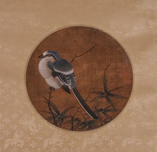 A Chinese bird-and-flower painting, Unknown mark