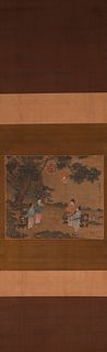 A Chinese figure painting, Tangyin mark