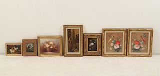 7 PIECE MISCELLANEOUS LOT OF DECORATIVE FRAMED WALL ART