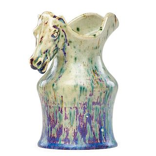 PIERRE-ADRIEN DALPAYRAT Rare horse pitcher