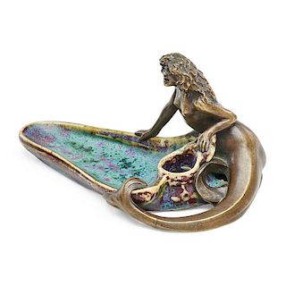 PIERRE-ADRIEN DALPAYRAT Mermaid inkwell