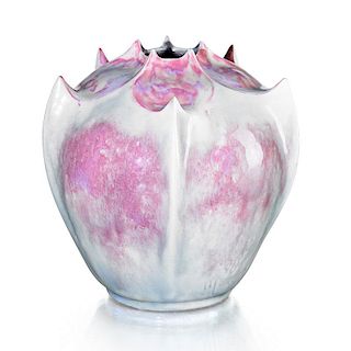 MOUGIN Fine porcelain vase