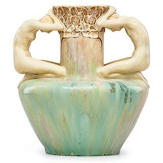 AMPHORA Glazed ceramic vase